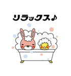 うさぎとオカメ（個別スタンプ：37）