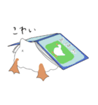 アホっぽいアヒル（個別スタンプ：16）