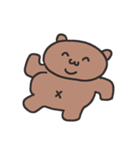 変なブラウンベア（個別スタンプ：8）