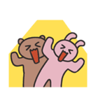 変なブラウンベア（個別スタンプ：12）