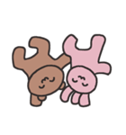 変なブラウンベア（個別スタンプ：13）