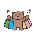 変なブラウンベア（個別スタンプ：19）