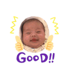 髪が伸びたキウイさん（個別スタンプ：25）
