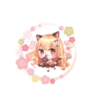 りかねこのたみ✩.*˚（個別スタンプ：1）
