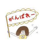 レトロ可愛い＊女子スタンプ（個別スタンプ：11）