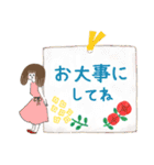 レトロ可愛い＊女子スタンプ（個別スタンプ：29）