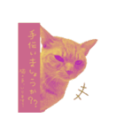 All you need is cats！日本語ver.（個別スタンプ：14）