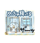 雨の日のねこっち（個別スタンプ：3）