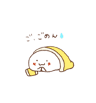 布団大好き・もにもにちゃん（個別スタンプ：4）