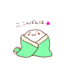 布団大好き・もにもにちゃん（個別スタンプ：14）