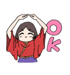 巴と義仲（個別スタンプ：2）