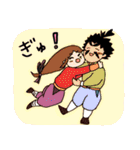 巴と義仲（個別スタンプ：5）