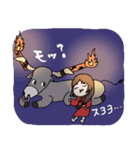巴と義仲（個別スタンプ：19）