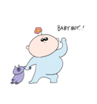 人生3回目赤さん（個別スタンプ：17）