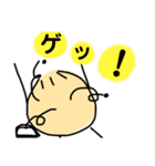 ゆるかわ！手書きにくまんくん！友達用！（個別スタンプ：16）