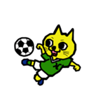 きいろのねこたろうサッカー編（個別スタンプ：13）