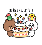 【誕生日＆色々なお祝い】ブラウン＆コニー（個別スタンプ：14）