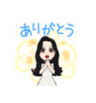 タ長い髪①（個別スタンプ：2）