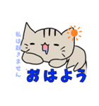 何だこの猫（個別スタンプ：1）