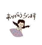 レトロな大人女子（個別スタンプ：7）