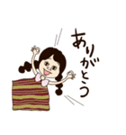 レトロな大人女子（個別スタンプ：8）