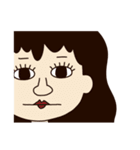 レトロな大人女子（個別スタンプ：24）