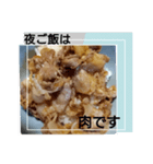 肉とごはん最高だよね！（個別スタンプ：5）