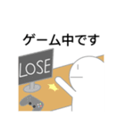 やる気のなさLvMaxスタンプ（個別スタンプ：28）