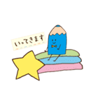 カラフルな色えんぴつたちのゆるやかな日常（個別スタンプ：6）