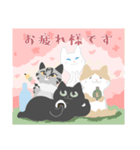 黒猫のダイフクと菜園の仲間たち 3（個別スタンプ：39）