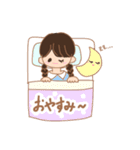 タレ目で可愛い♡女の子スタンプ（個別スタンプ：2）