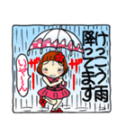 ひま子ちゃん444大人女子雨の日常スタンプ（個別スタンプ：13）