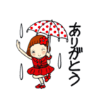 ひま子ちゃん444大人女子雨の日常スタンプ（個別スタンプ：24）