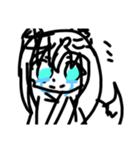 泣き虫の狐女子（個別スタンプ：5）