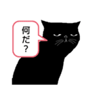 そらまめは黒猫（個別スタンプ：1）