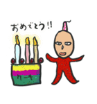 m画伯の日常会話（カラー版）（個別スタンプ：35）