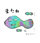m画伯の日常会話（カラー版）（個別スタンプ：40）