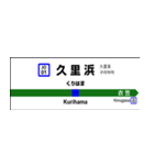 横須賀・総武線快速の駅名標（個別スタンプ：1）