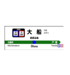 横須賀・総武線快速の駅名標（個別スタンプ：9）