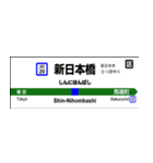 横須賀・総武線快速の駅名標（個別スタンプ：20）