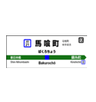 横須賀・総武線快速の駅名標（個別スタンプ：21）