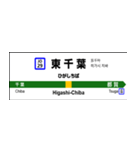 横須賀・総武線快速の駅名標（個別スタンプ：29）