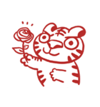 俏皮唬虎-for line first stickers（個別スタンプ：21）