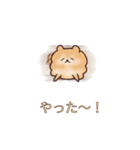 クリームチワワとオレンジポメラニアン（個別スタンプ：3）