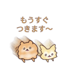 クリームチワワとオレンジポメラニアン（個別スタンプ：15）