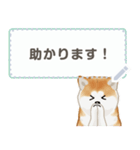 秋田犬（赤毛）日本語 2/2（個別スタンプ：2）