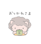 アフロねこ。（個別スタンプ：5）