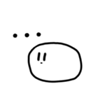 シュールなおもち（個別スタンプ：9）