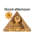 LINE characters in  Egypt (English )（個別スタンプ：2）