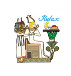 LINE characters in  Egypt (English )（個別スタンプ：35）